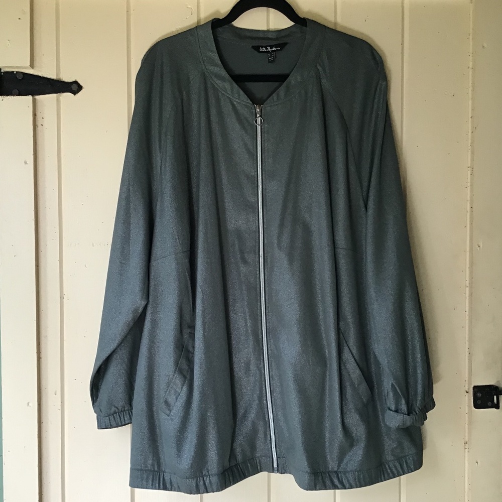 Ulla Popken summer GLITTERY lightweight JACKET blazer 26